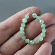 4mm 5mm Green Kyanite Beads Faceted Beads 2