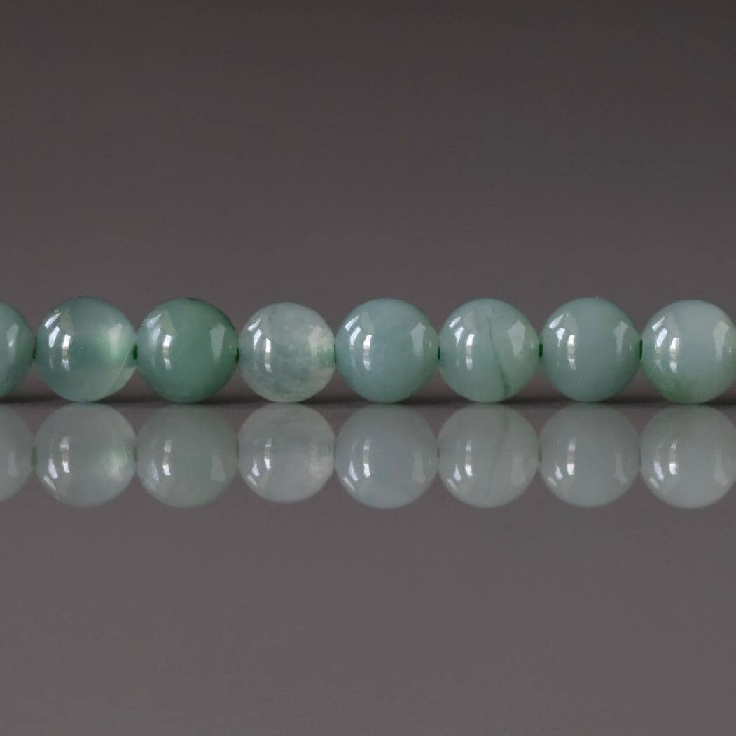4.5mm Guatemala Jade Beads – Smooth Round Natural Gemstone 15" Strand
