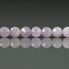 4.5mm Kunzite Beads ‚Äì Faceted Round Natural Gemstone 15" Strand