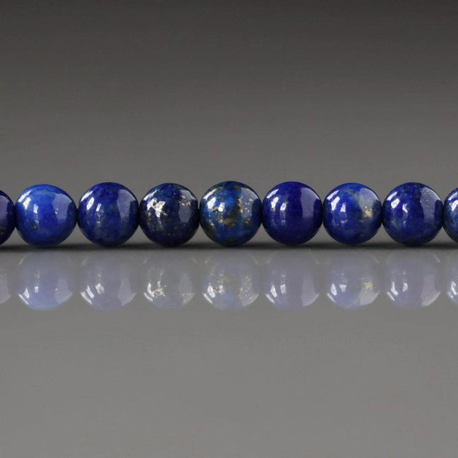 4.5mm AAA Lapis Lazuli Beads Smooth 15" Blue Lapis Gemstone Beads for Jewelry Making Beading Craft Gift Beads DIY Jewelry Making