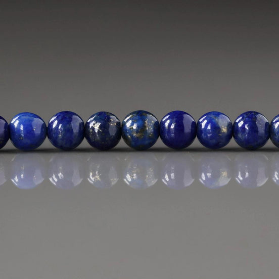 4.5mm Lapis Lazuli Beads – Smooth Round Natural Gemstone 15" Strand