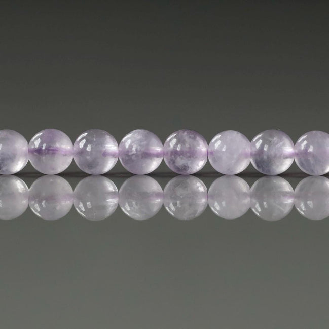 4.5mm AAA Lilac Amethyst Beads Smooth 15" Natural Lavender Amethyst Pink Gemstone Beads Beading Crafter Gift February Birthstone