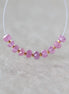4.5mm Natural AAA Myanmar Pink Sapphire Beads Faceted Rondelle 10 PCs Gemstone for DIY Jewelry Making Supplies
