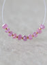 4.5mm Natural AAA Myanmar Pink Sapphire Beads Faceted Rondelle 10 PCs Gemstone for DIY Jewelry Making Supplies