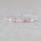 4.5mm Natural Imperial Topaz Rondelle Beads Faceted Pink Topaz Yellow 10 Pcs Natural Gemstone Beads for Jewelry Making Earrings