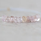 4.5mm Natural Imperial Topaz Rondelle Beads Faceted Pink Topaz Yellow 10 Pcs Natural Gemstone Beads for Jewelry Making Earrings