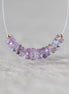 4-5mm Natural Lavender Purple Sapphire Beads Faceted Rondelle 1” Genuine Gemstonefir DIY Jewelry Making Beading Supplies
