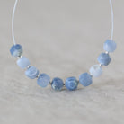4.5mm Oregon Owyhee Opal Beads Faceted Cube Blue Opal Natural Gemstone for DIY Jewelry Making Supplies