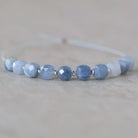 4.5mm Oregon Owyhee Opal Beads Faceted Cube Blue Opal Natural Gemstone for DIY Jewelry Making Supplies