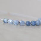 4.5mm Oregon Owyhee Opal Beads Faceted Cube Blue Opal Natural Gemstone for DIY Jewelry Making Supplies
