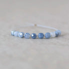 4.5mm Oregon Owyhee Opal Beads Faceted Cube Blue Opal Natural Gemstone for DIY Jewelry Making Supplies