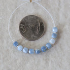 4.5mm Oregon Owyhee Opal Beads Faceted Cube Blue Opal Natural Gemstone for DIY Jewelry Making Supplies