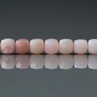 4.5mm Peruvian Pink Opal Beads – Natural Faceted Cube Gemstone 15" Strand