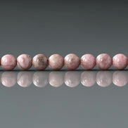 4.5mm Rare Peruvian Rhodonite Beads Faceted 15