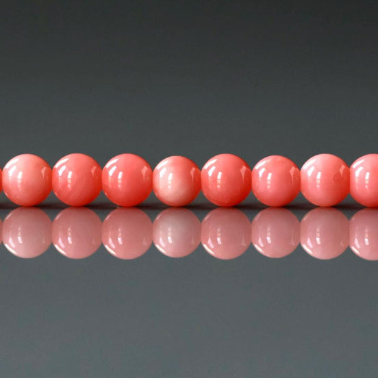 4.5mm Natural Pink Coral Beads Smooth Genuine Coral Beads Red Gemstone Beads for Jewelry Making Gift for crafter