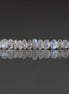4.5mm Rainbow Moonstone Beads - Smooth Rondelle Natural Gemstone 20 Pcs