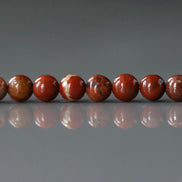 4mm 5mm Red Jasper Beads Smooth Genuine Small Brecciated Jasper Beads 15