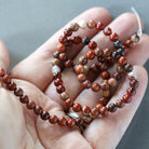 4-5mm Red Jasper Beads - Smooth Round Natural Gemstone 15" Strand