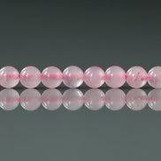 4.5mm AAA Rose Quartz Beads Smooth 15
