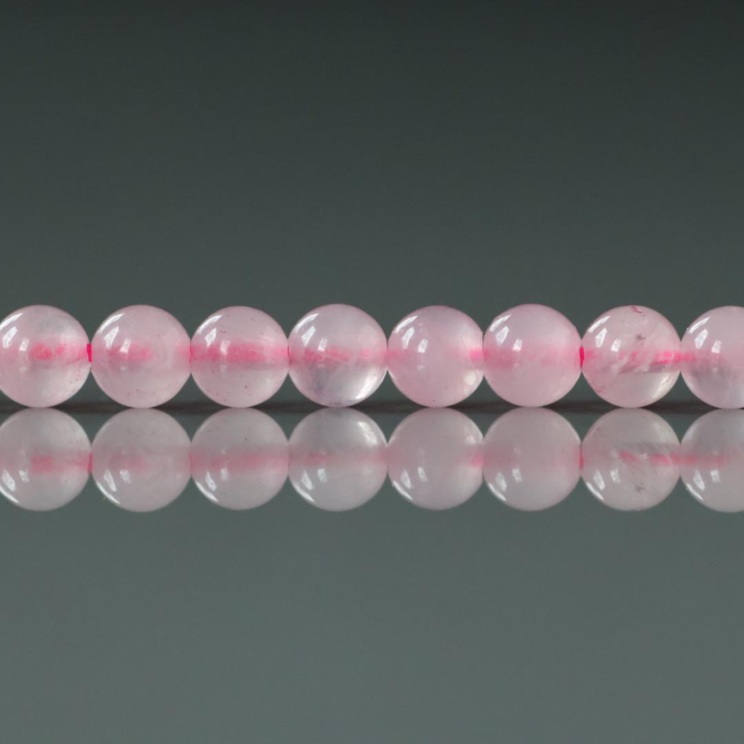 4.5mm AAA Rose Quartz Beads Smooth 15" Pale Pink Genuine Gemstone Beads for Jewelry Making Beading Craft Gift Beads