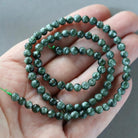 4.5mm Russian Seraphinite Beads ‚Äì Smooth Round Natural Gemstone 15" Strand