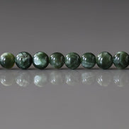4.5mm Russian Seraphinite Beads ‚Äì Smooth Round Natural Gemstone 15