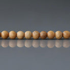 4.5mm Sandalwood Beads - Round Natural Wood 15" Strand
