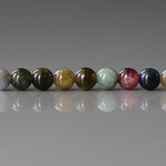 4mm 5mm Watermelon Tourmaline Smooth Beads 15