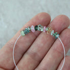 4-6mm Rare Afghan AAA Multi Color Tourmaline Beads Chip Nugget Sticks Smooth 14 Pcs Colorful Natural Gemstone for DIY Jewelry Making