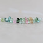 4-6mm Rare Afghan AAA Multi Color Tourmaline Beads Chip Nugget Sticks Smooth 14 Pcs Colorful Natural Gemstone for DIY Jewelry Making