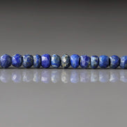 4‚Äì4.5mm Lapis Lazuli Beads ‚Äì Faceted Rondelle Natural Gemstone 12