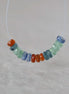 4mm 4.5mm AAA Multi Kyanite Beads Faceted Rondelle Teal Green Blue Orange Kyanite Natural Gemstone for DIY Jewelry Making