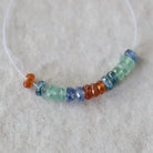 4mm 4.5mm AAA Multi Kyanite Beads Faceted Rondelle Teal Green Blue Orange Kyanite Natural Gemstone for DIY Jewelry Making
