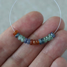 4mm 4.5mm AAA Multi Kyanite Beads Faceted Rondelle Teal Green Blue Orange Kyanite Natural Gemstone for DIY Jewelry Making
