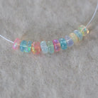 4mm 4.5mm AAA Pastel Ethiopian Opal Beads Smooth Rondelle Disco Welo Opal For DIY Jewelry Making Supplies