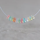 4mm 4.5mm AAA Pastel Ethiopian Opal Beads Smooth Rondelle Disco Welo Opal For DIY Jewelry Making Supplies