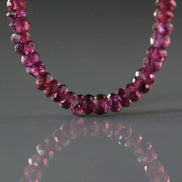 4mm AAA Berry Garnet Beads Faceted Beads 4” Natural Rhodolite Garnet Gemstone Beads for DIY Jewelry Making Beading Crafter Gift