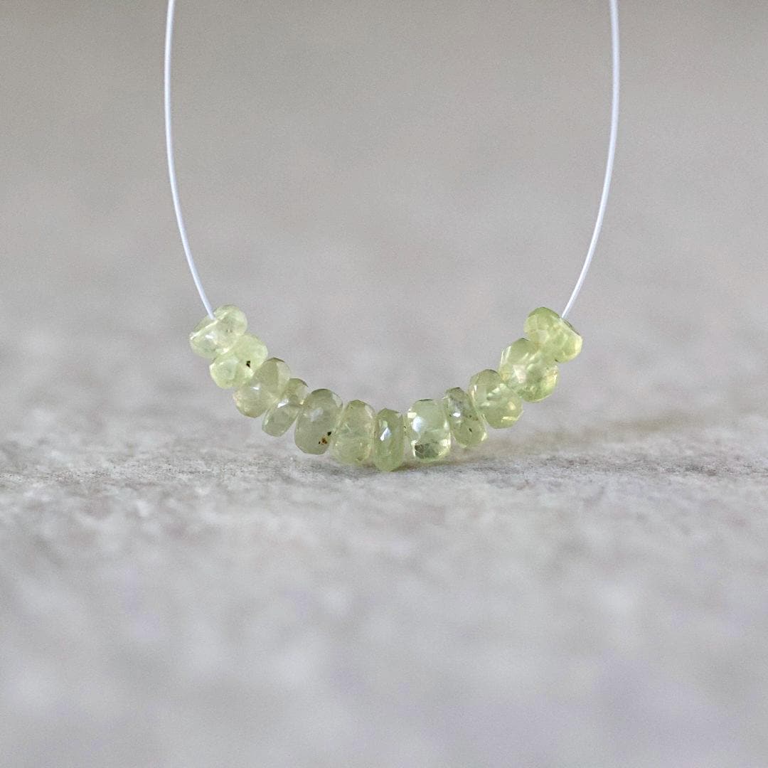 4mm AAA Chrysoberyl Beads Faceted Rondelle 12 Pcs Natural Gemstone Beads for DIY Jewelry Making Supplies