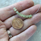 4mm AAA Chrysoberyl Beads Faceted Rondelle 12 Pcs Natural Gemstone Beads for DIY Jewelry Making Supplies