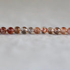 4mm AAA Cooper Rutilated Quartz Beads Top Quality Smooth Genuine Rutile Quartz Beads 7” 15” Gemstone Beads for Jewelry Making