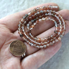 4mm AAA Cooper Rutilated Quartz Beads Top Quality Smooth Genuine Rutile Quartz Beads 7” 15” Gemstone Beads for Jewelry Making