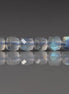 4mm AAA Labradorite Beads - Cube Natural Gemstone 15" Strand