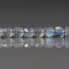 4mm AAA Labradorite Beads - Cube Natural Gemstone 15" Strand