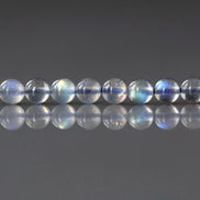 4mm AAA Labradorite Beads Smooth Labradorite Genuine Blue Flash Beads 15