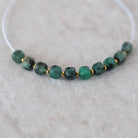 4mm Emerald Cube Beads – Faceted Cube Natural Gemstone - 10 pcs