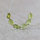 4mm AAA Peridot Beads Faceted Round 15" Transparent Green Gemstone Beads for Jewelry Making Beading Craft Gift August Birthstone Beads