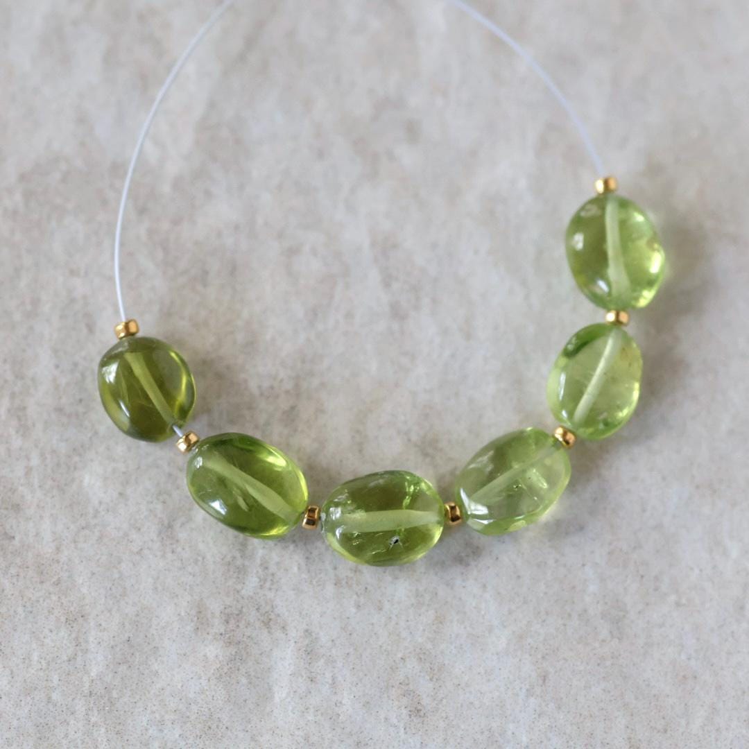 4mm AAA Peridot Beads Faceted Round 15" Transparent Green Gemstone Beads for Jewelry Making Beading Craft Gift August Birthstone Beads