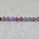 4mm Sri Lanka Ruby Sapphire Beads – Faceted Round Natural Gemstone - 12 pcs