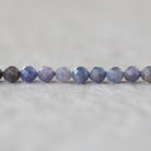 4mm Sri Lanka Ruby Sapphire Beads – Faceted Round Natural Gemstone - 12 pcs