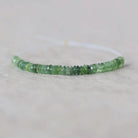 4mm AAA Russian Jade Beads Faceted Rondelles Slices 2” Natural Jade Green Gemstone Beads for Jewelry Making